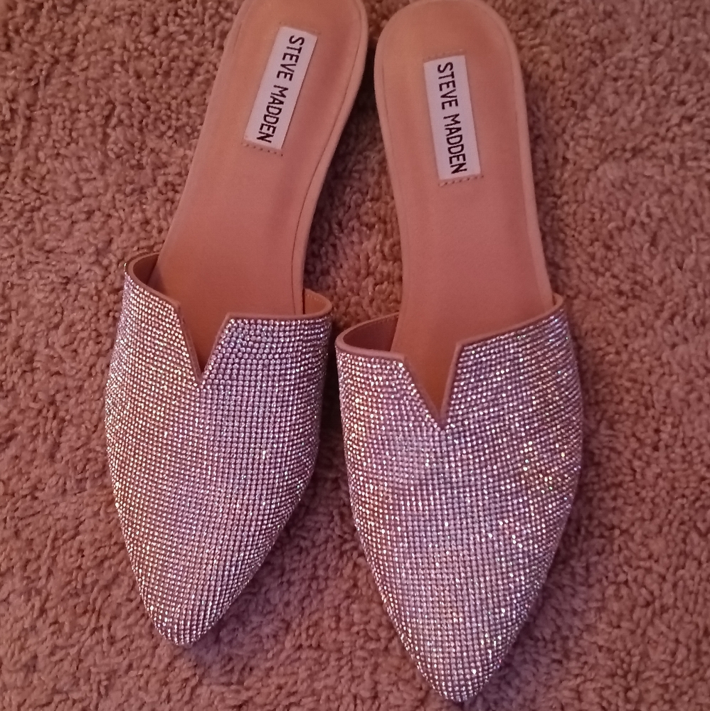 Rhinestone Mules